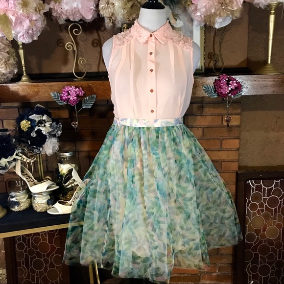 LC Lauren Conrad Dresses & Skirts - LAUREN CONRAD SKIRT (L); NY COLLECTION TOP (M)